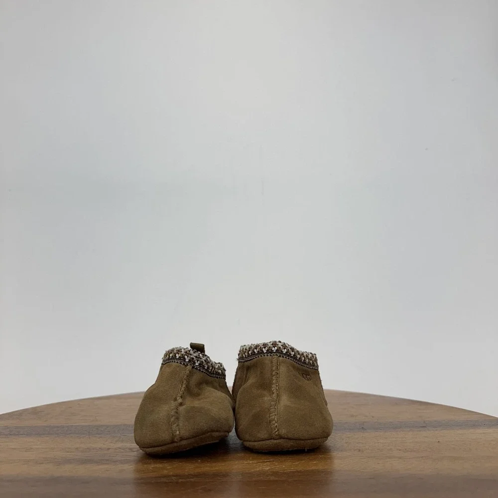 Baby‎ Ugg Tasman Chestnut Shearling Lined Comfort Casual Slippers Size 2/3 C GUC